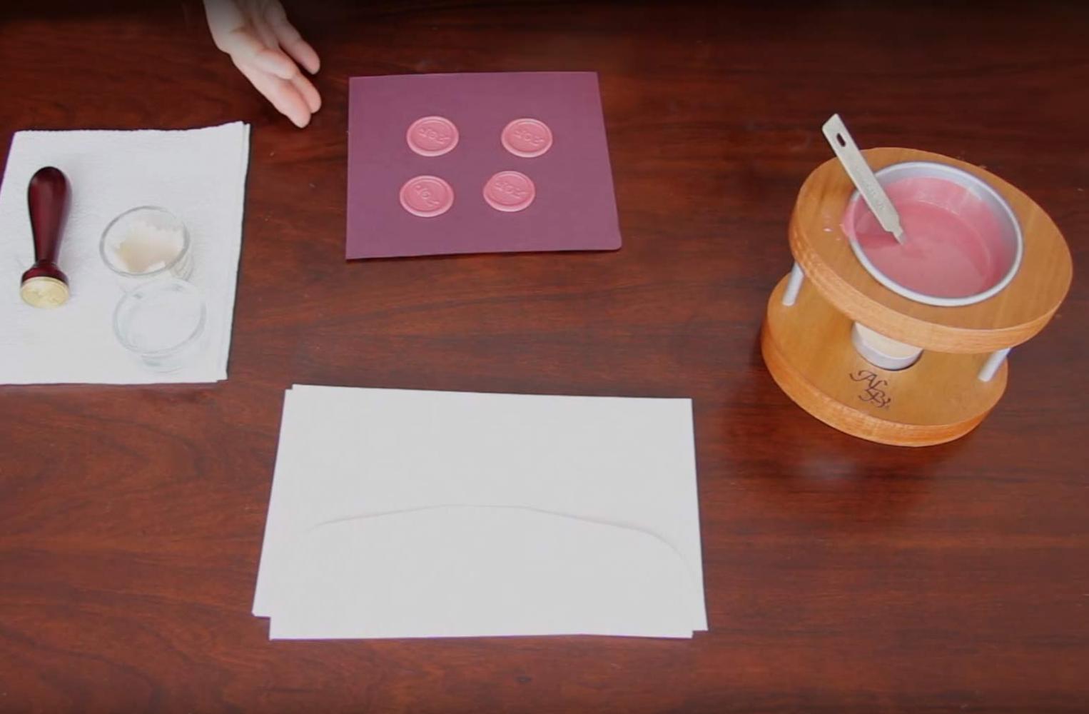 How to do wax seal stickers