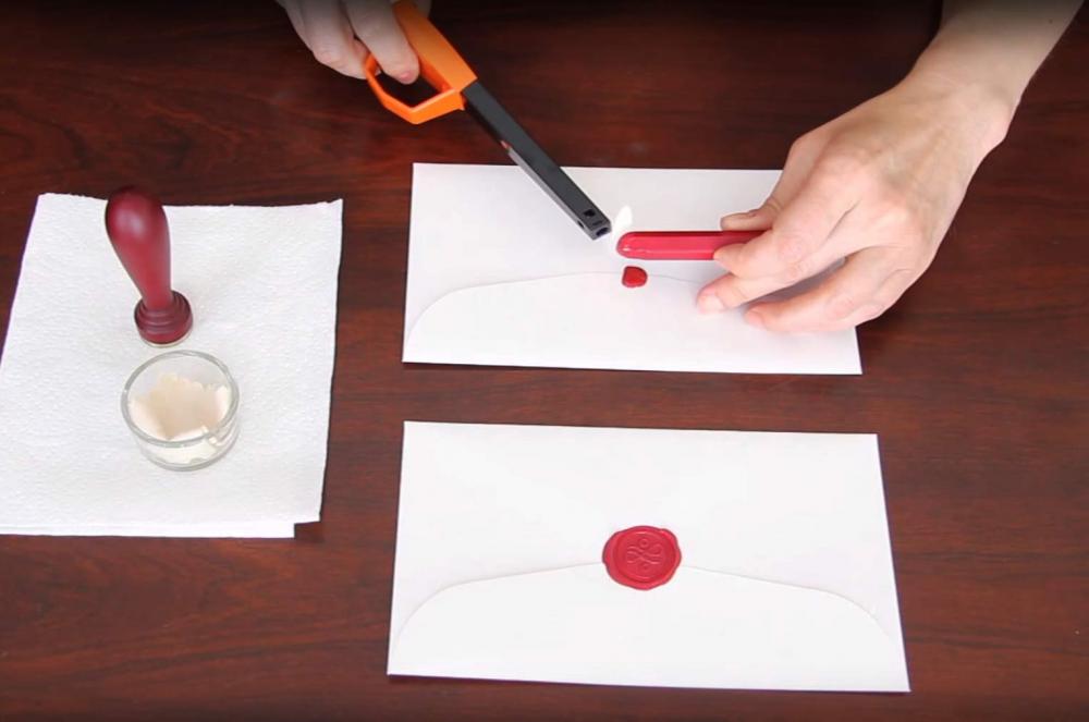 How to wax seal using a lighter