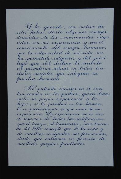 Transcript of the second part of the letter from General Alvaro Obregon to his son Humberto